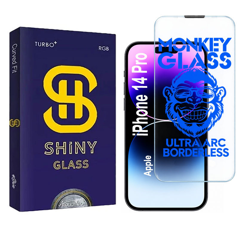 محافظ صفحه نمایش بدون حاشیه آتوچبو مدل Monkey-AT مناسب برای گوشی موبایل اپل iPhone 14 Pro
