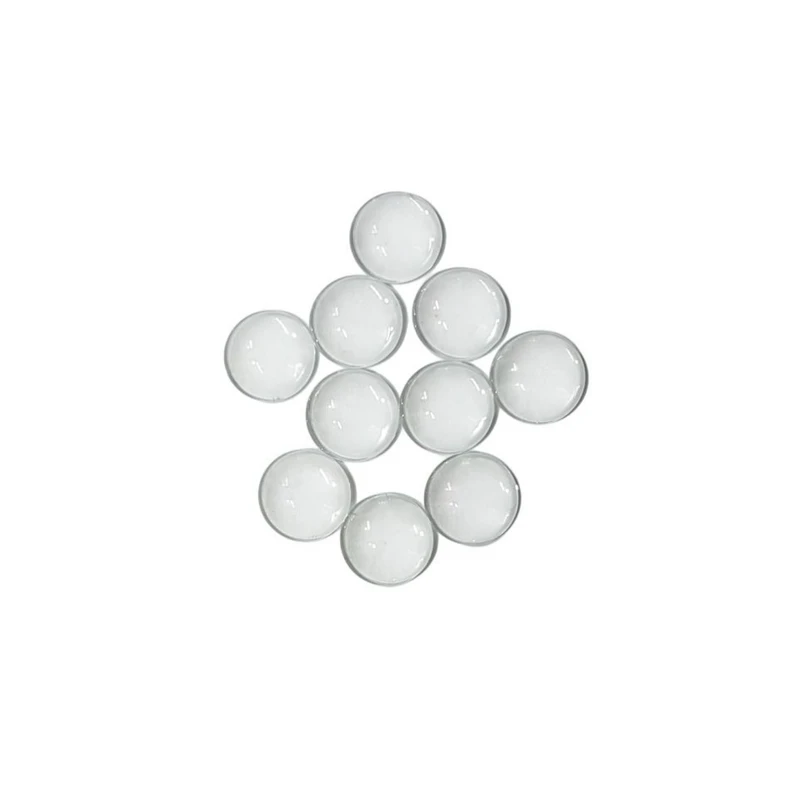 دکوری مدل نگین شیشه ایی شفاف مجموعه 10 عددی