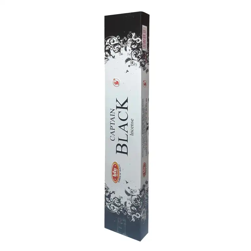 عود بیک مدل کاپیتان بلک کد 01 بسته 20 عددی