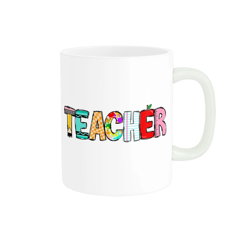 ماگ پادآفرین مدل مناسبتی طرح روز معلم مبارک کد p8946