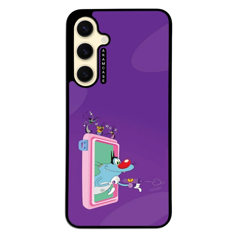 کاور آکام مدل AMC-WSGS24FE-OGGY-14 مناسب برای گوشی موبایل سامسونگ Galaxy S24 FE