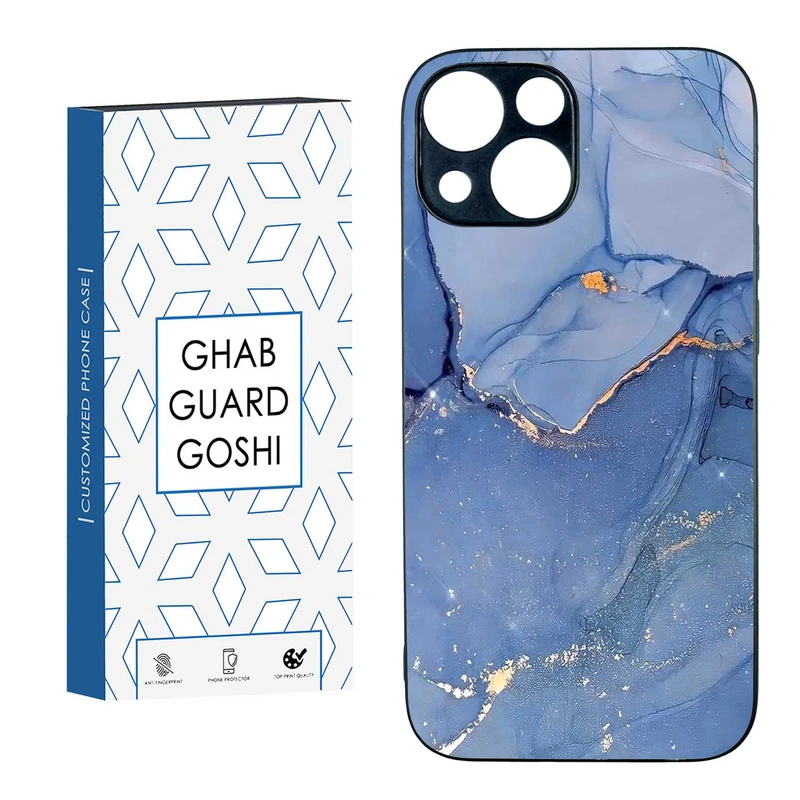 کاور قاب گارد گوشی طرح سنگ مرمر کد TPU-033 مناسب برای گوشی موبایل اپل IPHONE 13 MINI