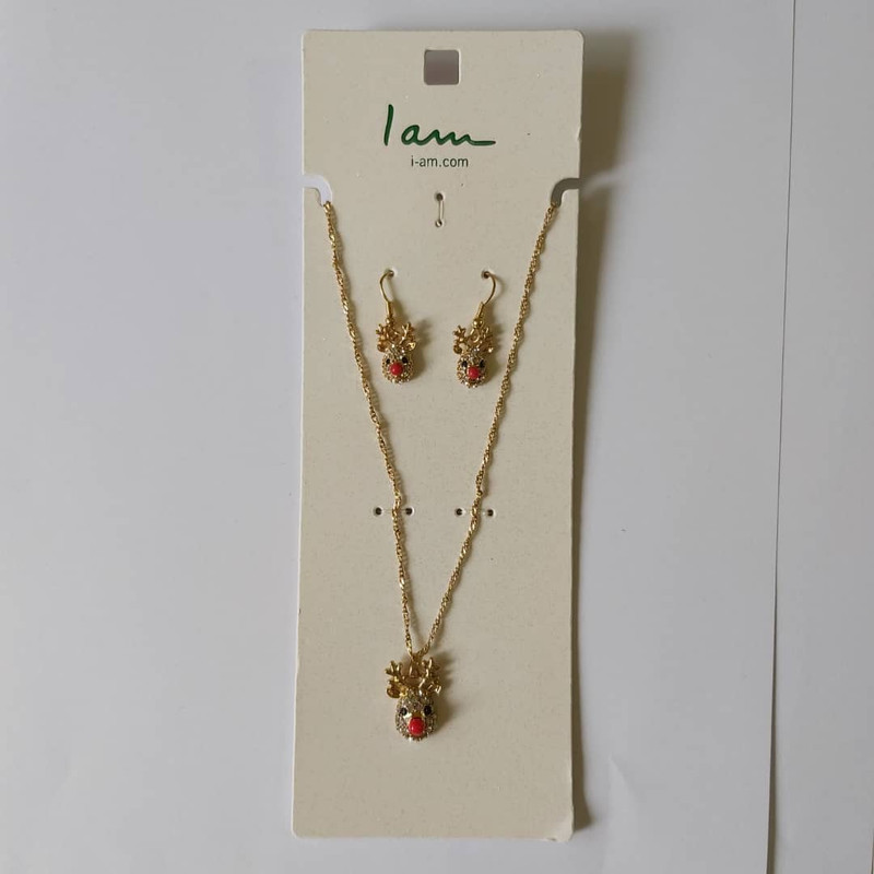 نیم ست دخترانه طرح گوزن