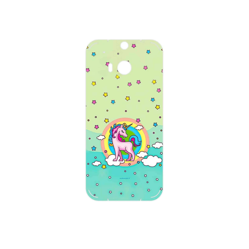 برچسب پوششی ماهوت مدل Rainbow unicorn adventure مناسب برای گوشی موبایل اچ تی سی One M8