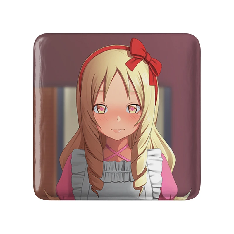 مگنت خندالو طرح یامادا الف انیمه ارومانگا سنسی Eromanga Sensei  مدل مربعی کد 22684