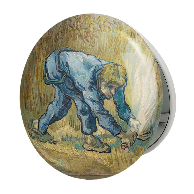 آینه جیبی خندالو طرح درو ونسان ونگوگ (Van Gogh) مدل تاشو کد 36817