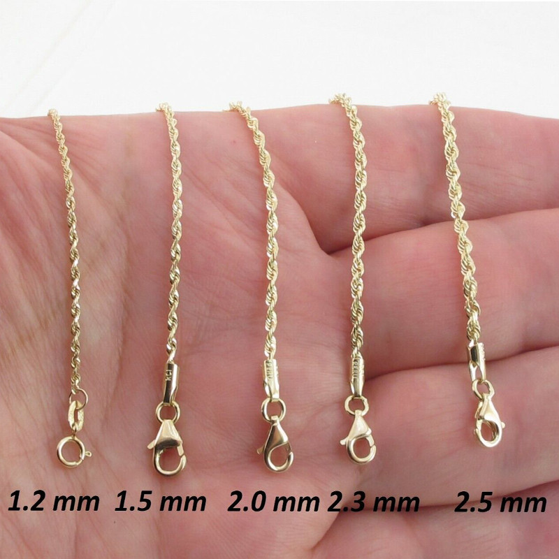 زنجیر طلا 18 عیار زنانه مدل طنابی T40Z20 زنجیر طلا 18 عیار زنانه مدل طنابی T40Z20