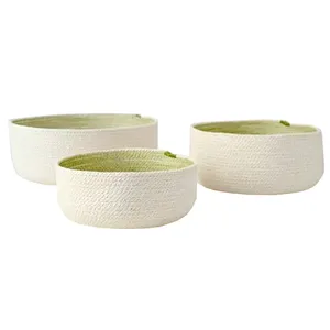 سبد سبزی مدل داخل رنگی 03 مجموعه 3 عددی