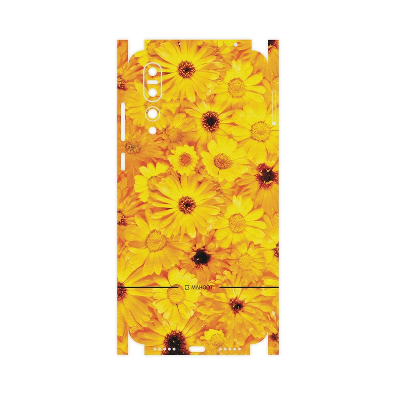 برچسب پوششی ماهوت مدل Yellow-Flower-FullSkin مناسب برای گوشی موبایل هوآوی P20 Pro