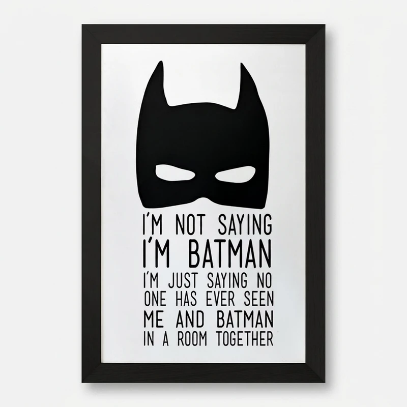 تابلو خندالو مدل بتمن (Batman) کد F3976