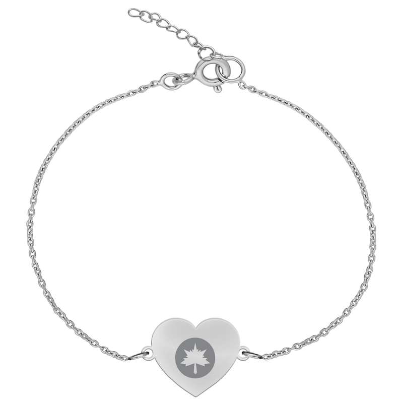 دستبند نقره زنانه ترمه 1 مدل برگ پاییزی کد DN 1017