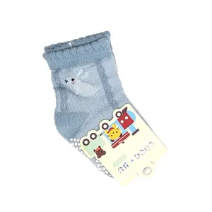 جوراب دخترانه مدل  استپ دار طرح خرگوش کد 121