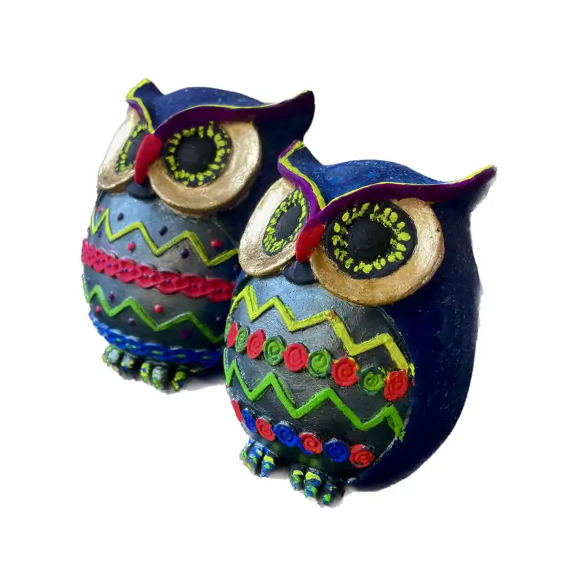 مجسمه مدل جغد شب تاب مجموعه دو عددی