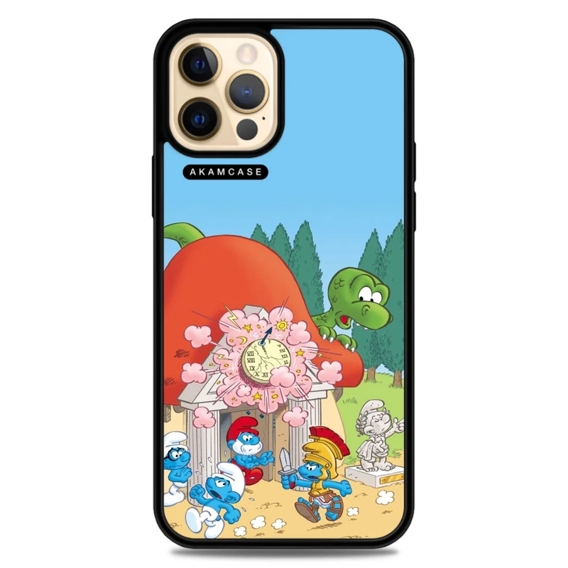 کاور آکام مدل AMC-WA12PRO-SMURFS-6 مناسب برای گوشی موبایل اپل iPhone 12 Pro
