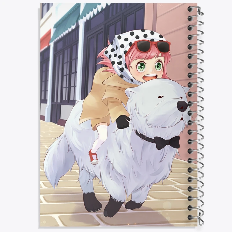 دفتر مشق 100 برگ خندالو طرح آنیا انیمه اسپای ایکس فمیلی کد F1159