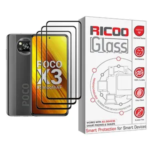 Ricoo Ricoo Glass MIX003 Screen Protector For Xiaomi Poco X3 Pack Of 3