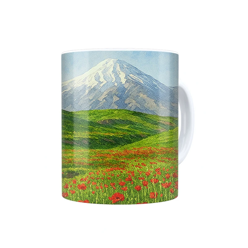 ماگ ترمه طراحان ایده مدل قله دماوند لاریجان کد map0828