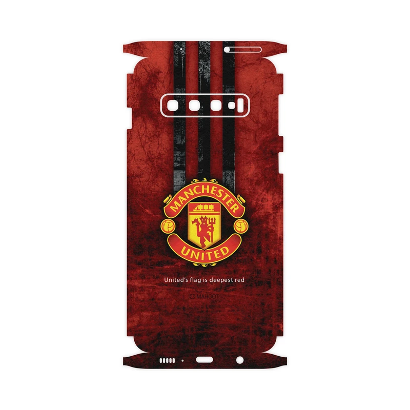 برچسب پوششی ماهوت مدل Manchester-United-FC-FullSkin مناسب برای گوشی موبایل سامسونگ Galaxy S10