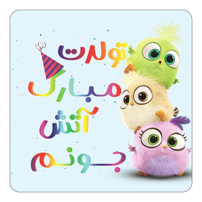 مگنت کاکتی طرح تولد آتش مدل پرندگان خشمگین Angry Birds کد mg55322