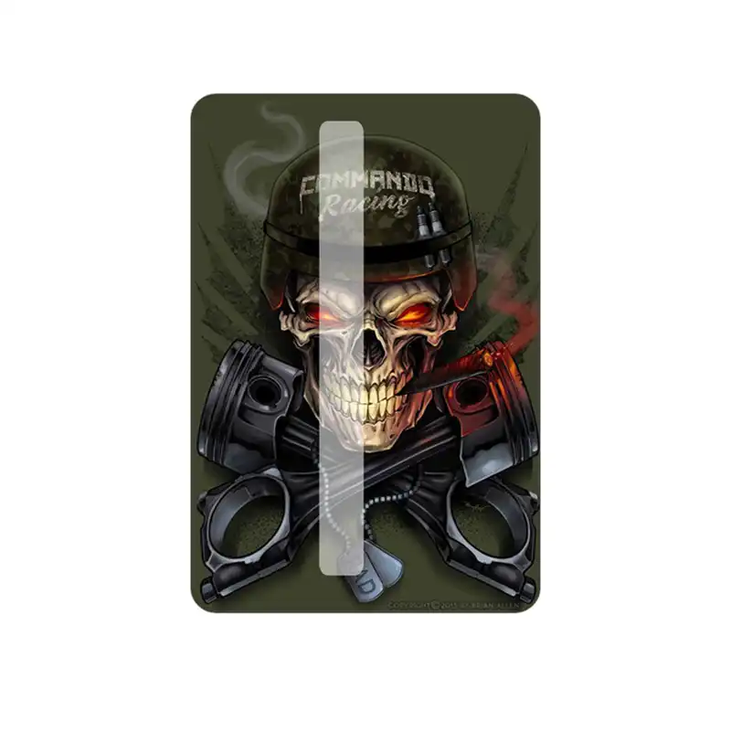 استیکر کارت طرح اسکلت بسته 4 عددی