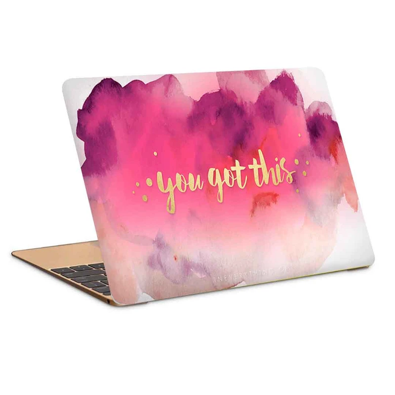 استیکر لپ تاپ طرح you got this کد c-1049مناسب برای لپ تاپ 15.6 اینچ