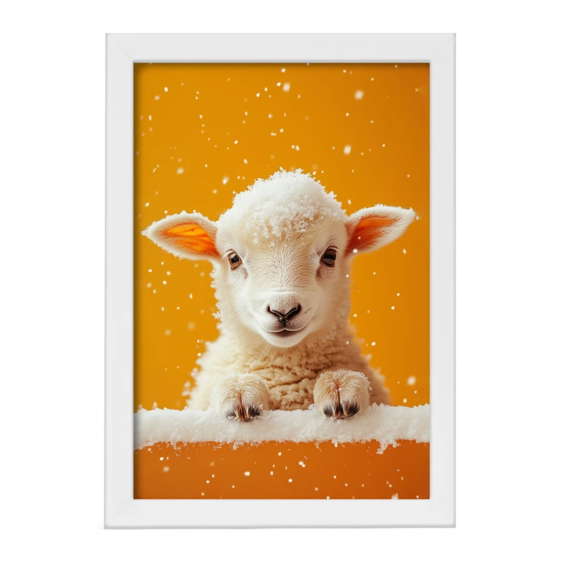 تابلو خندالو مدل گوسفند کد F10037