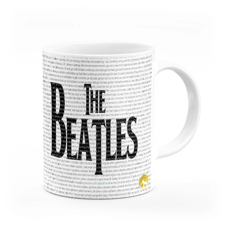 ماگ هومرو طرح گروه راک بیتلز مدل MG9466