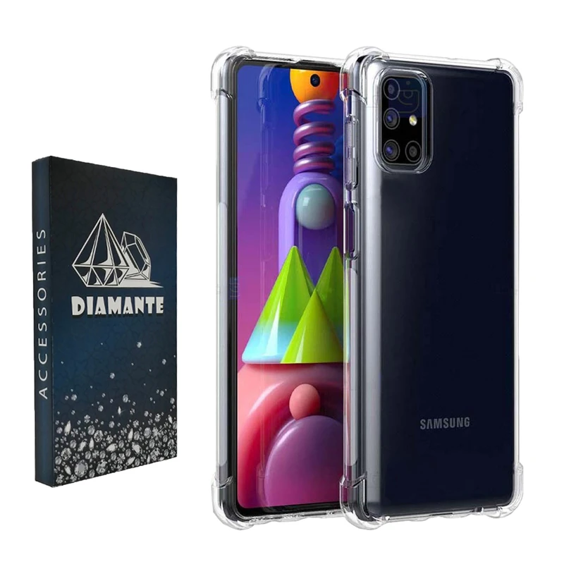 کاور دیامانته مدل Bianco Navy مناسب برای گوشی موبایل سامسونگ Galaxy M51
