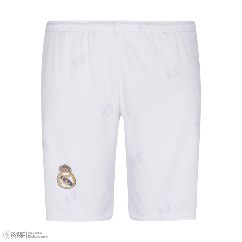 عکس شماره 6 : ست تیشرت و شلوارک ورزشی مدل رئال مادرید طرح امباپه کد2025