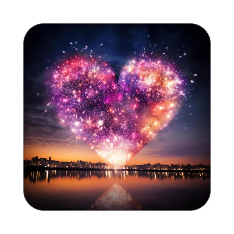 زیر لیوانی کاکتی مدل عاشقانه کد mp12824