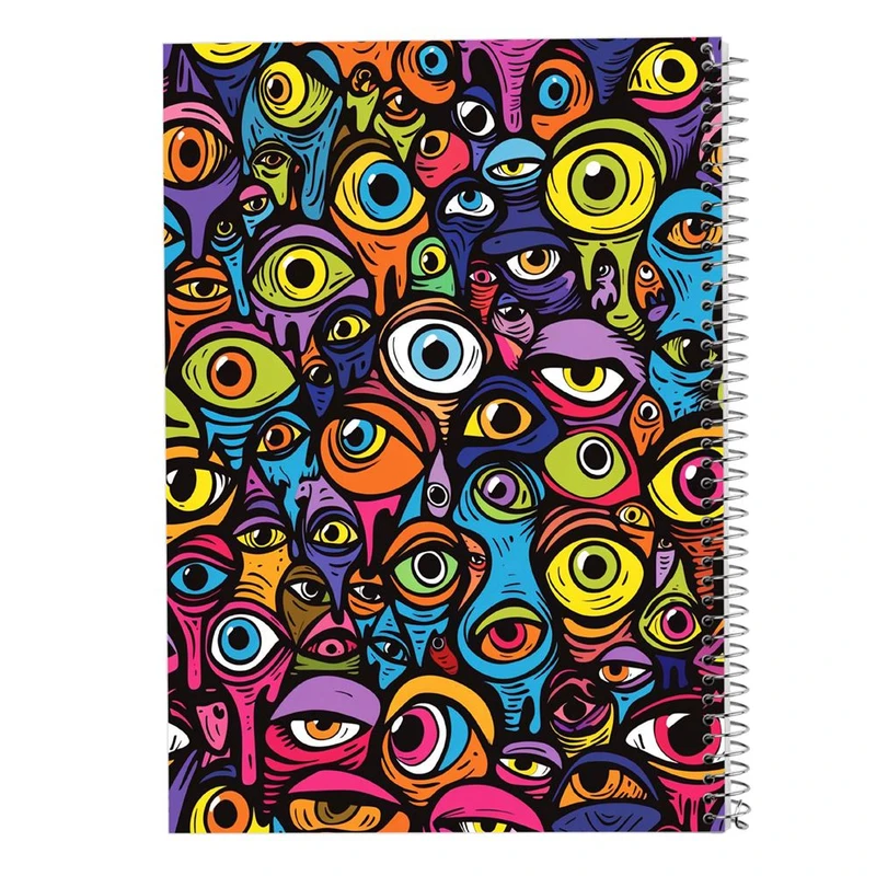 دفتر ژورنال نویسی 50 برگ مدوپد مدل نقطه ای طرح هیولای فانتزی کد DF16748