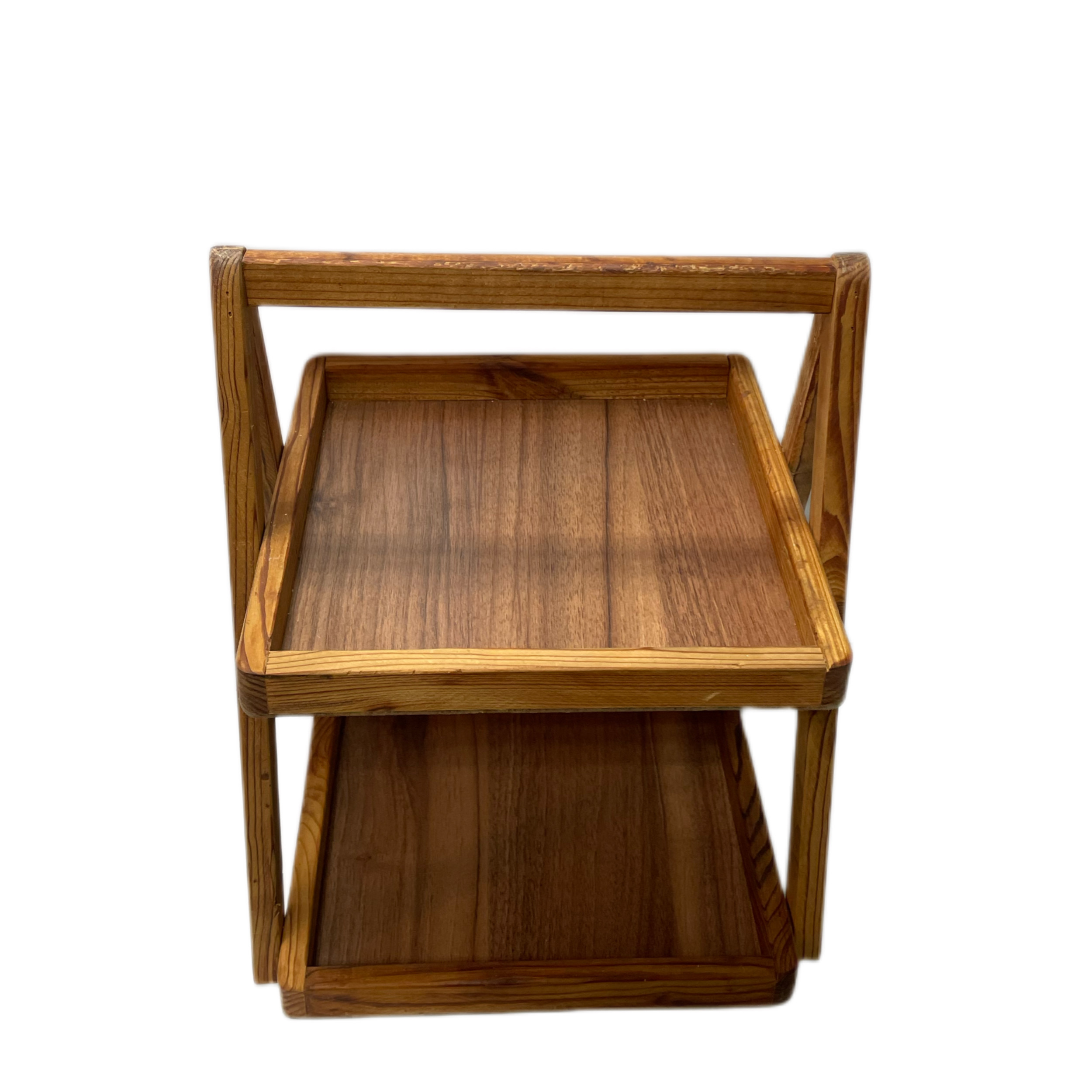 استند جا ادویه ای مدل دو طبقه چوبی کد 207