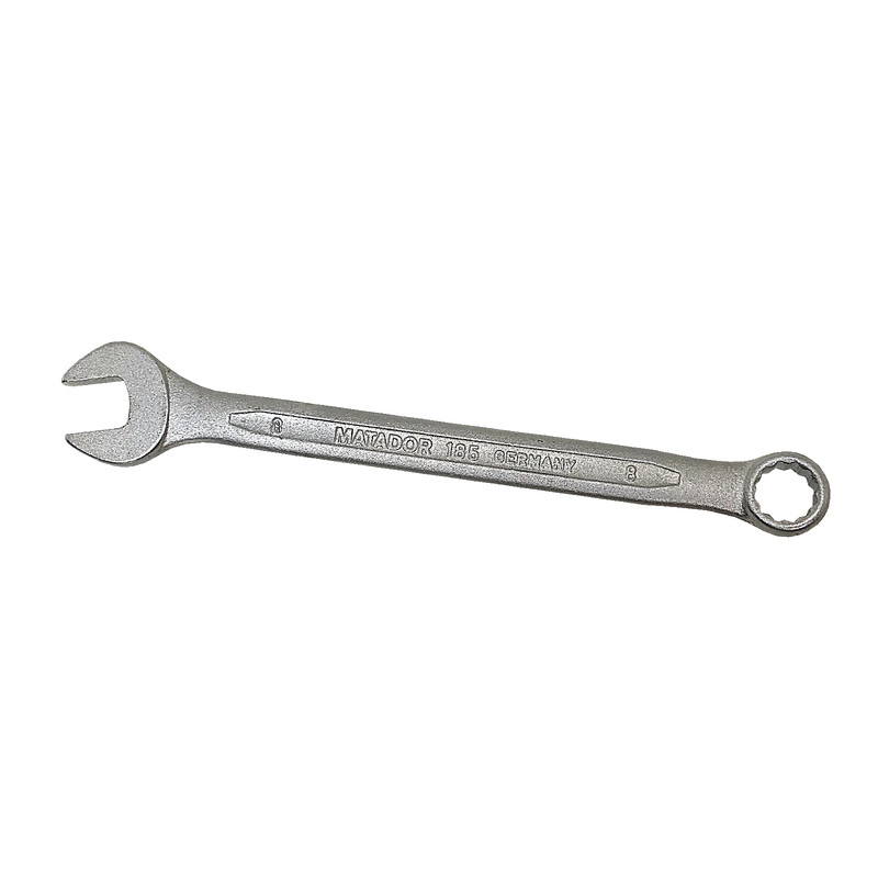 آچار یکسرتخت و یکسر رینگی ماتادور کد 185 سایز 8 میلیمتر