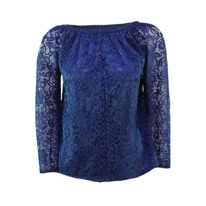 بلوز آستین بلند زنانه مدل گیپور کد 1818