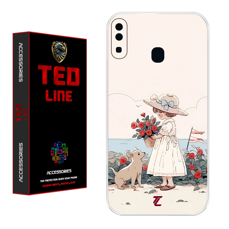 کاور تدلاین طرح دختر کد 1208 مناسب برای گوشی موبایل سامسونگ Galaxy A20 / A30