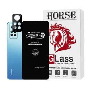 Horse SUPLNFUHO Screen Protector With Camera Lens Protector For Xiaomi Redmi Note 12 Pro 4G