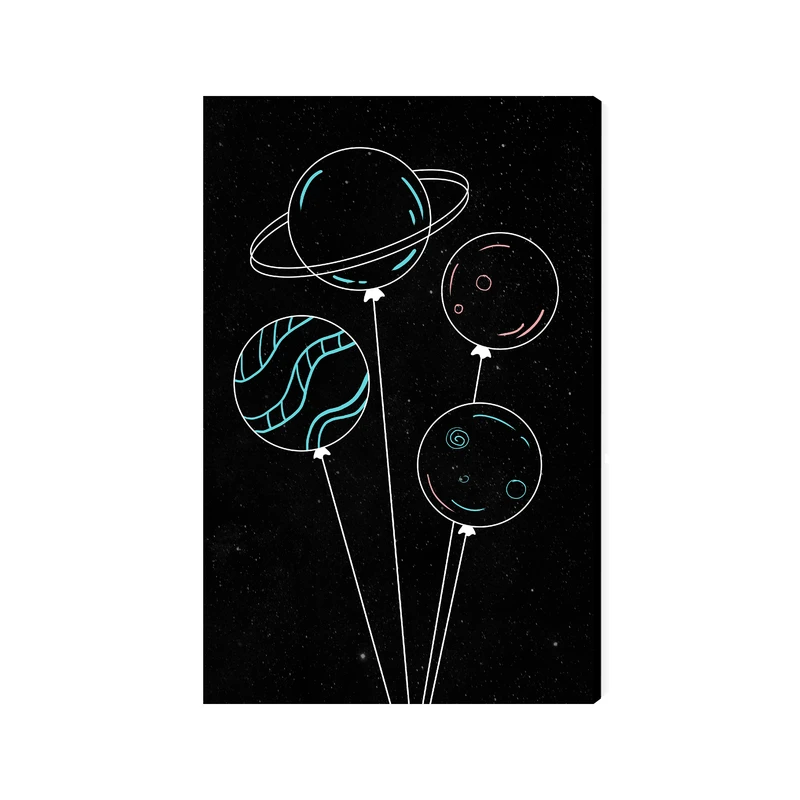 تابلو شاسی عرش مدل فانتزی منظره فضا و کهکشان کد As5278