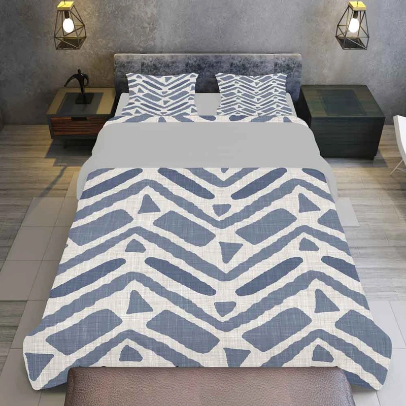 سرویس روتختی مدل گرافیکی TXY798 تک نفره 5 تکه