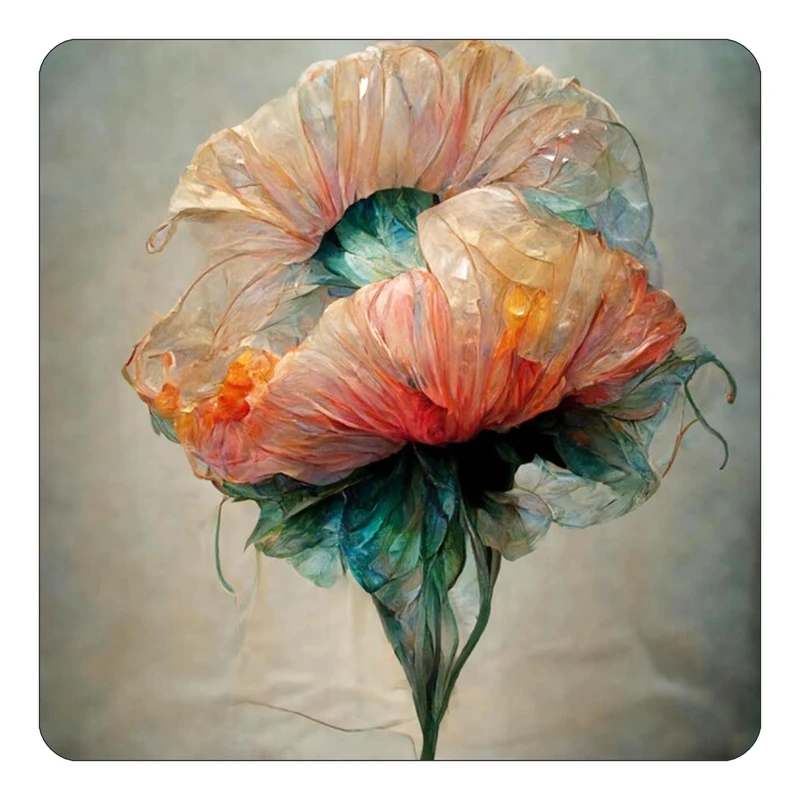 مگنت کاکتی طرح نقاشی رنگ روغن مدل mp70718