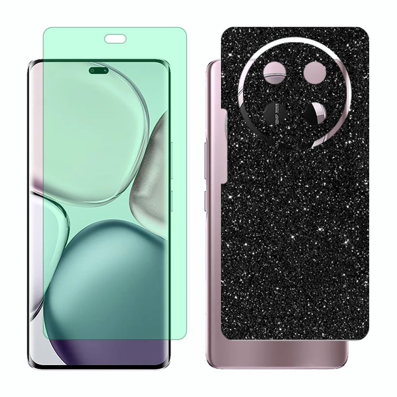 محافظ صفحه نمایش گرین لایت گلس مدل Together مناسب برای گوشی موبایل آنر X9c به همراه برچسب پوششی