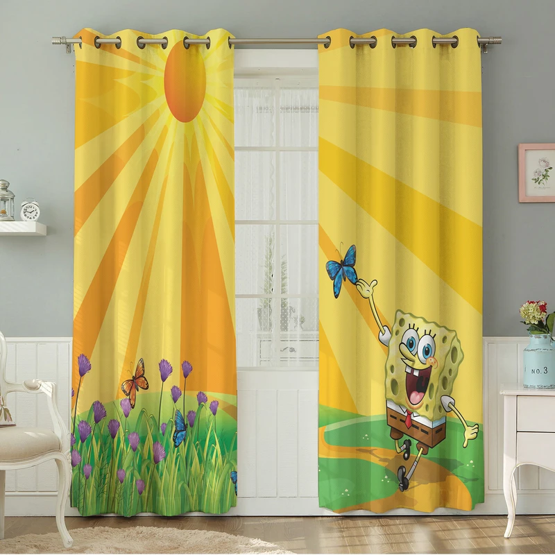 پرده نیروانا طرح کودک  مدل مخمل کد 4841 سایز 140×280 سانتی متر