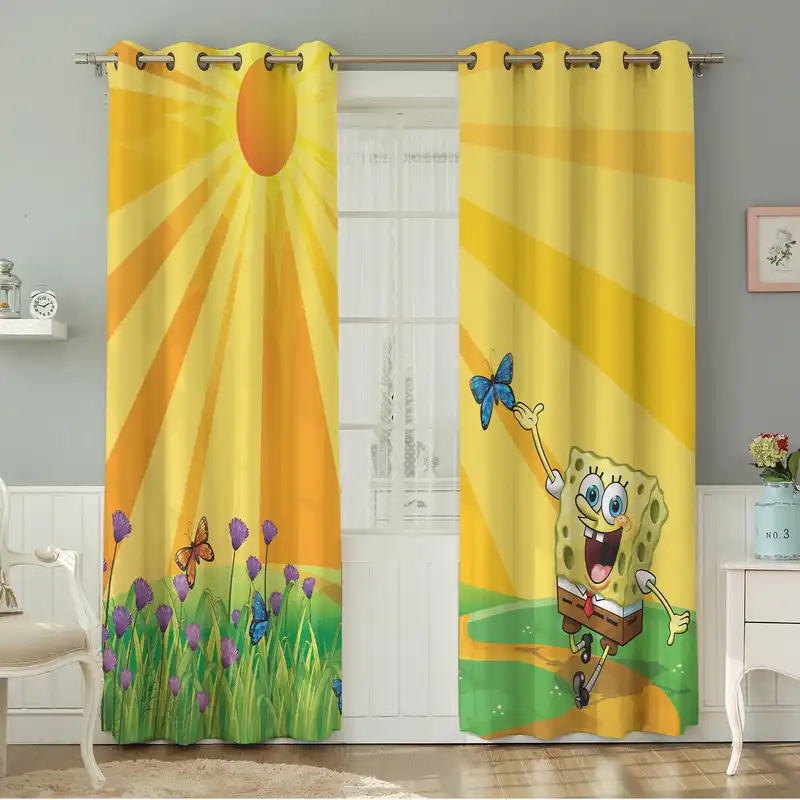 پرده نیروانا طرح کودک مدل مخمل کد 4841 سایز 140×280 سانتی متر