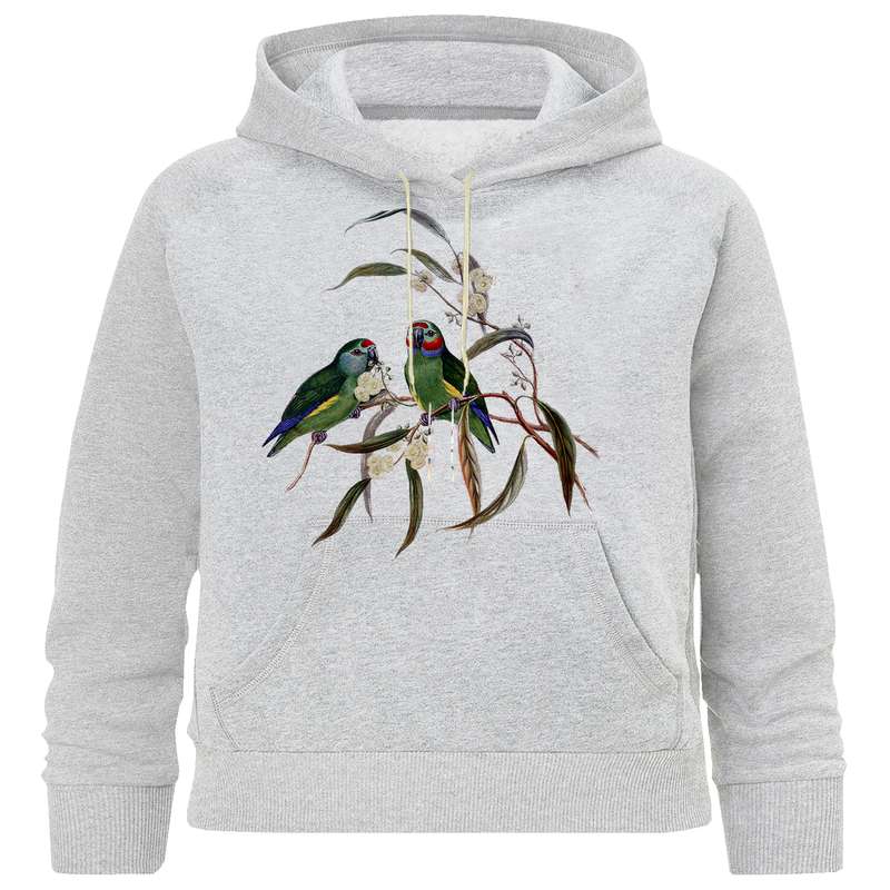 هودی دخترانه مدل طوطی کد M 120