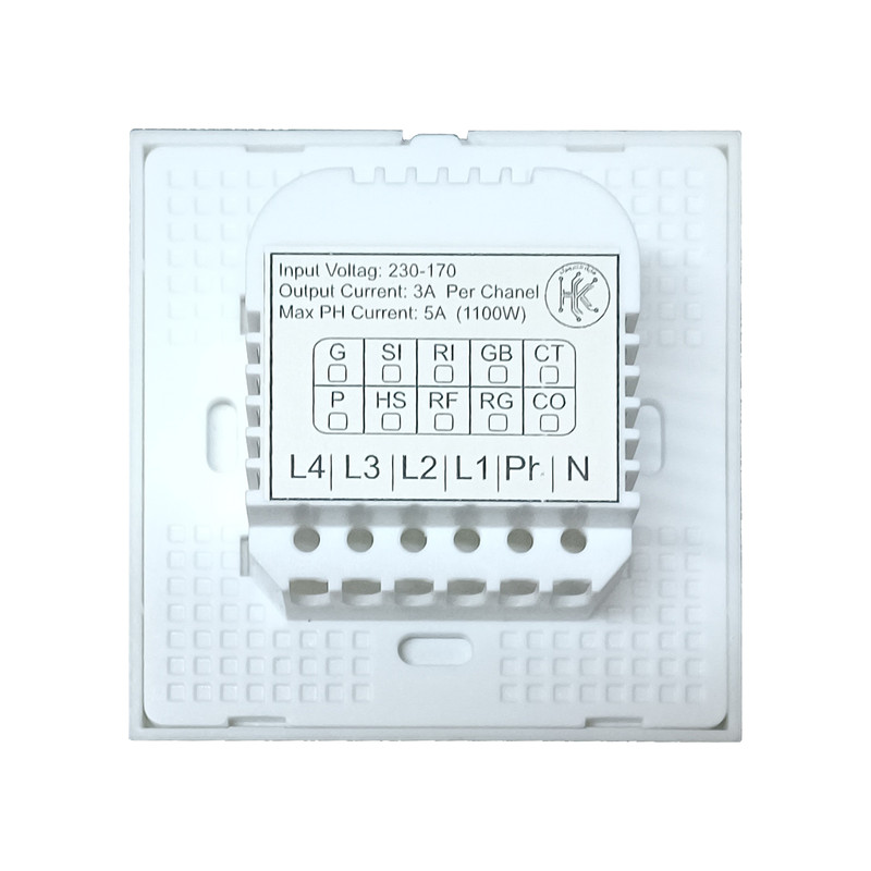 کلید دو پل لمسی مدل Lemo