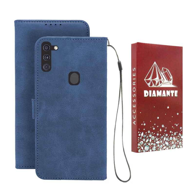 کیف کلاسوری دیامانته مدل Bandaviz Rd مناسب برای گوشی موبایل سامسونگ Galaxy M11 به همراه بند آویز