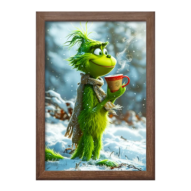 تابلو خندالو طرح گرینچ (The Grinch) کد F5872