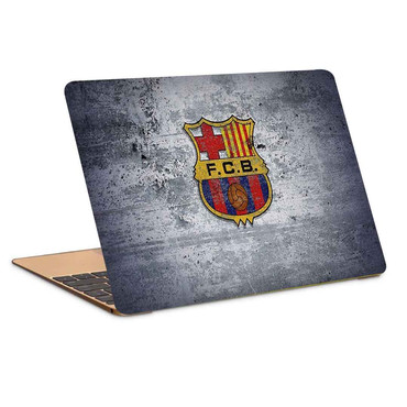 استیکر لپ تاپ طرح f.c barcelona 18کد c-271مناسب برای لپ تاپ 15.6 اینچ