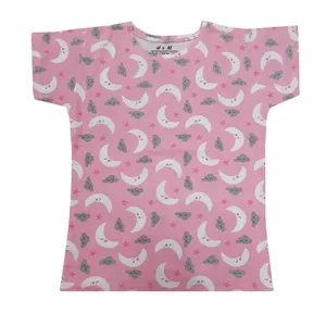 تی شرت آستین کوتاه زنانه اچ اند ام مدل طرح دار