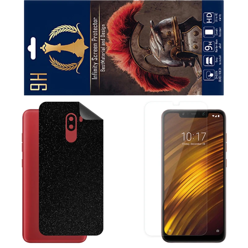 محافظ صفحه نمایش اینفینیتی مدل PRO مناسب برای گوشی موبایل شیائومی Pocophone F1 به همراه برچسب پوششی