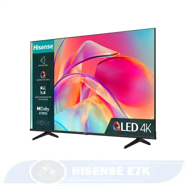 تلویزیون کیو ال ای دی هوشمند هایسنس مدل 55E7K سایز 55 اینچ